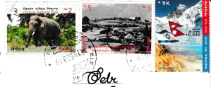 Nepal_people_stamps